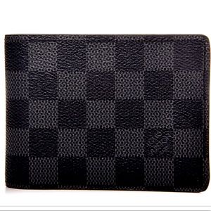 Louis Vuitton Dark Damier Multiple Pocket Wallet